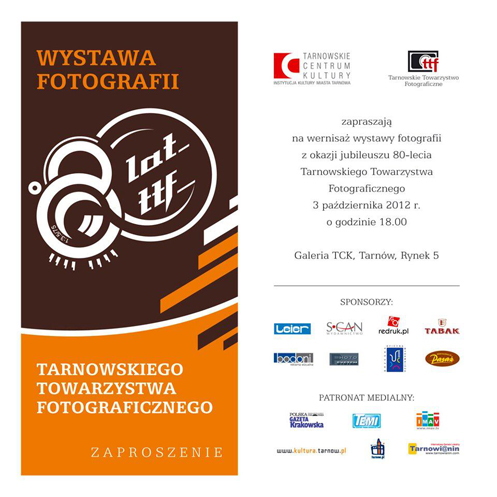 Wystawa 80 lecie Tarnowskiego Towarzystwa Fotograficznego